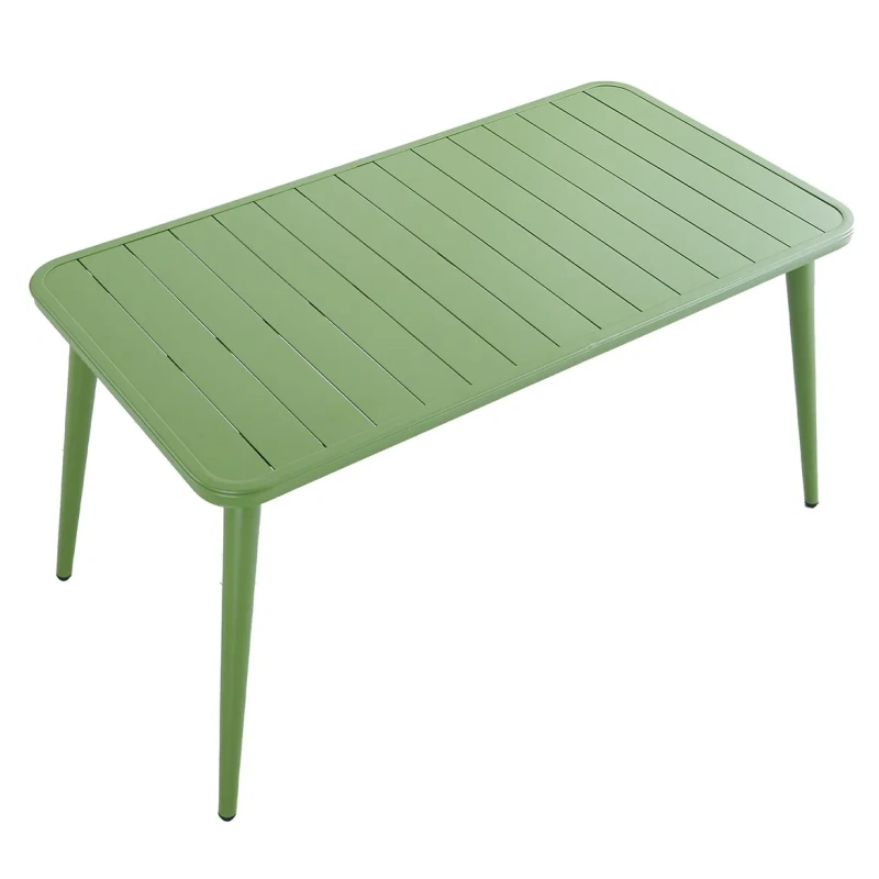 High Quality Factory Outdoor Restaurant Furniture Aluminum Dining Table and Chair Set