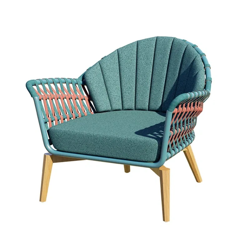 New European OEM Customized Patio Furniture Outdoor Wicker Dining Chairs