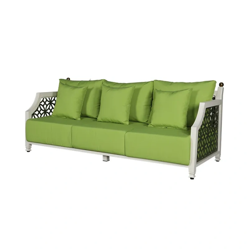 Customized European OEM Patio Table Rectangle Outdoor Dining Furniture Sets