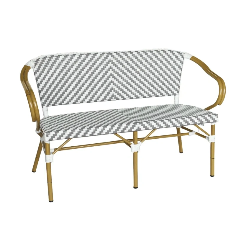 Poolside Furniture Beach Outdoor Aluminum Frame Powder Coating Textiline Sun Lounger