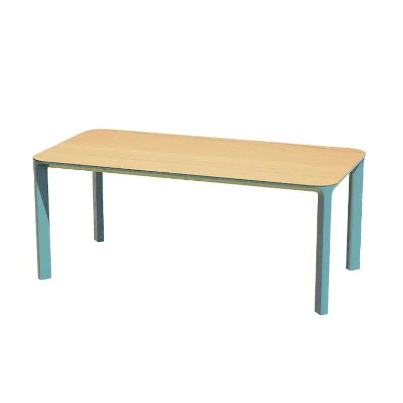 Customized European OEM Patio Table Rectangle Outdoor Dining Furniture Sets