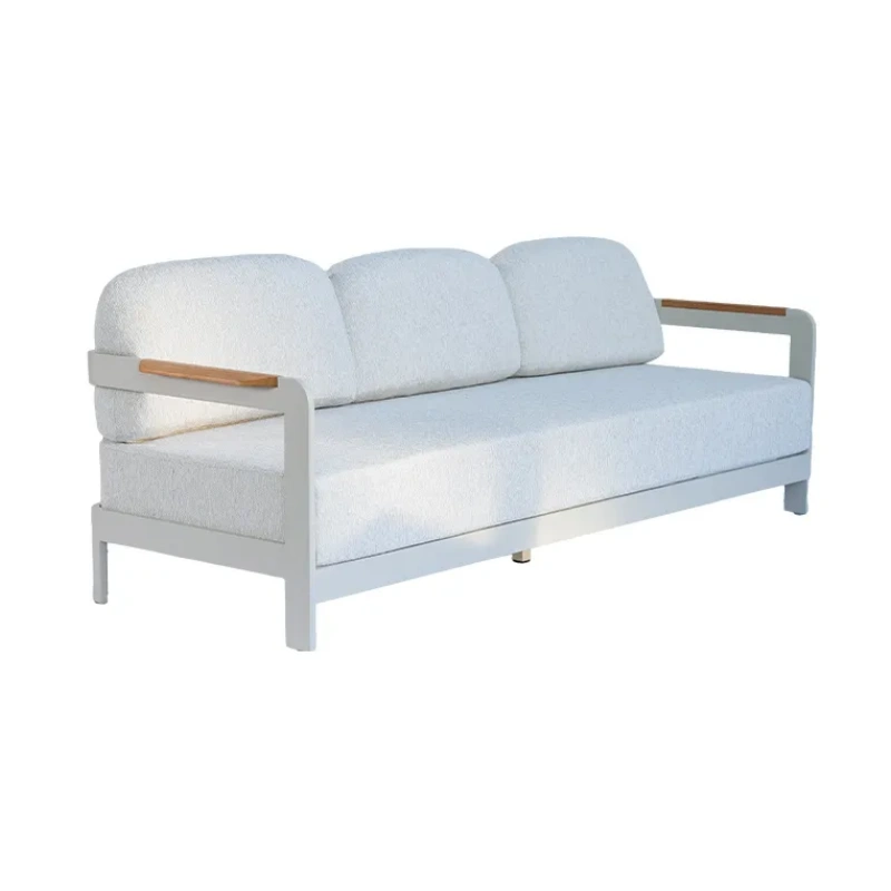 Luxury Resort Outdoor Furniture Chaise Lounge Rope Weaving Sunbed Sun Lounger