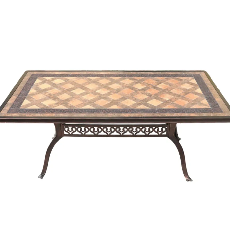 China Modern Extendable Outdoor Table and Chairs Manufacturer Outdoor Dining Sets for 6 Garden Furniture