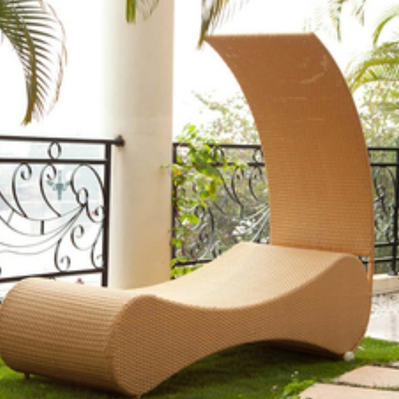 Leisure Luxury Rope Single Sofa Set Couch Outdoor Furniture with Foshan Factory Price