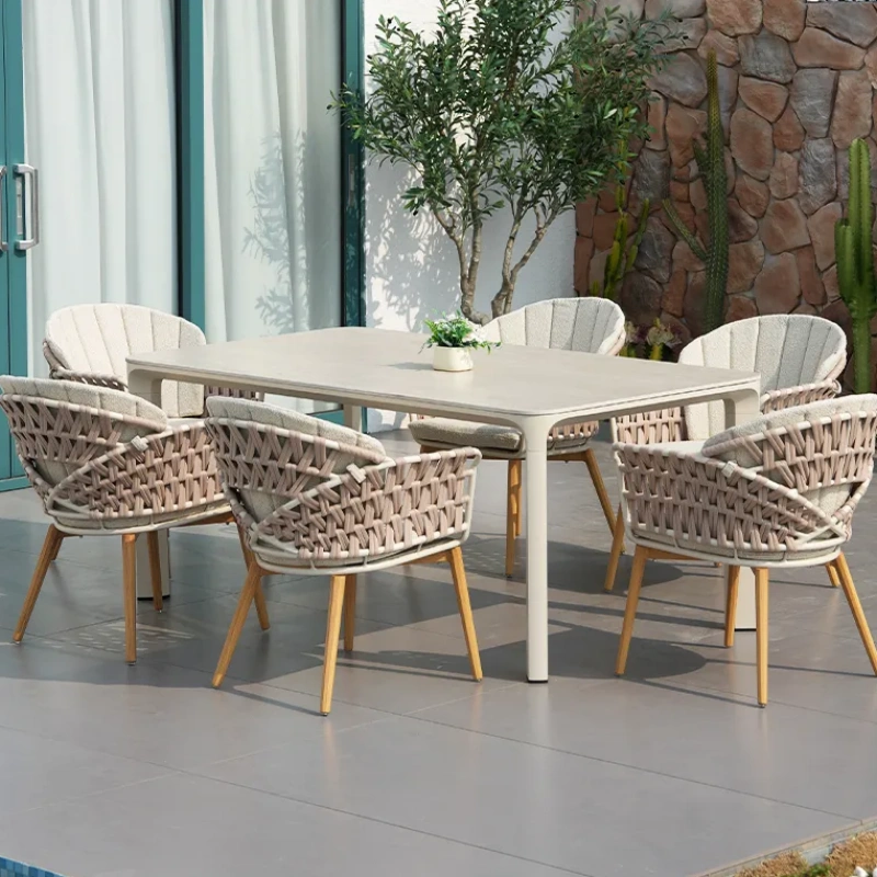 Foshan Factory Wholesale Supplier OEM Patio Furniture Outdoor Dining Set