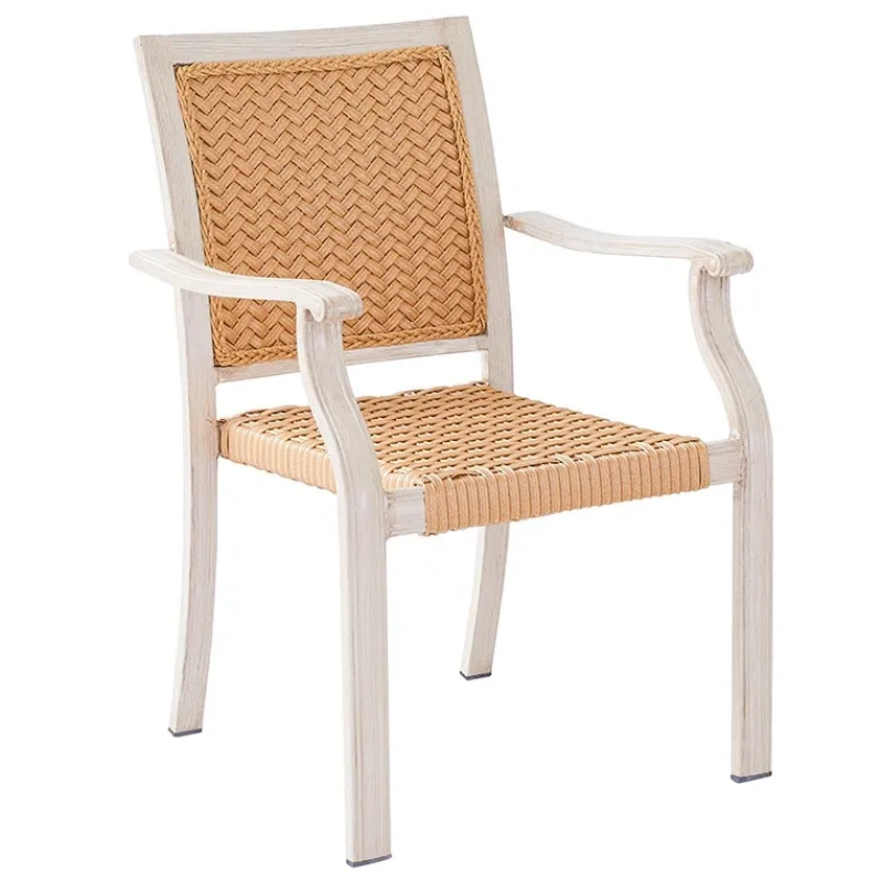 New European OEM Customized Patio Furniture Outdoor Wicker Dining Chairs