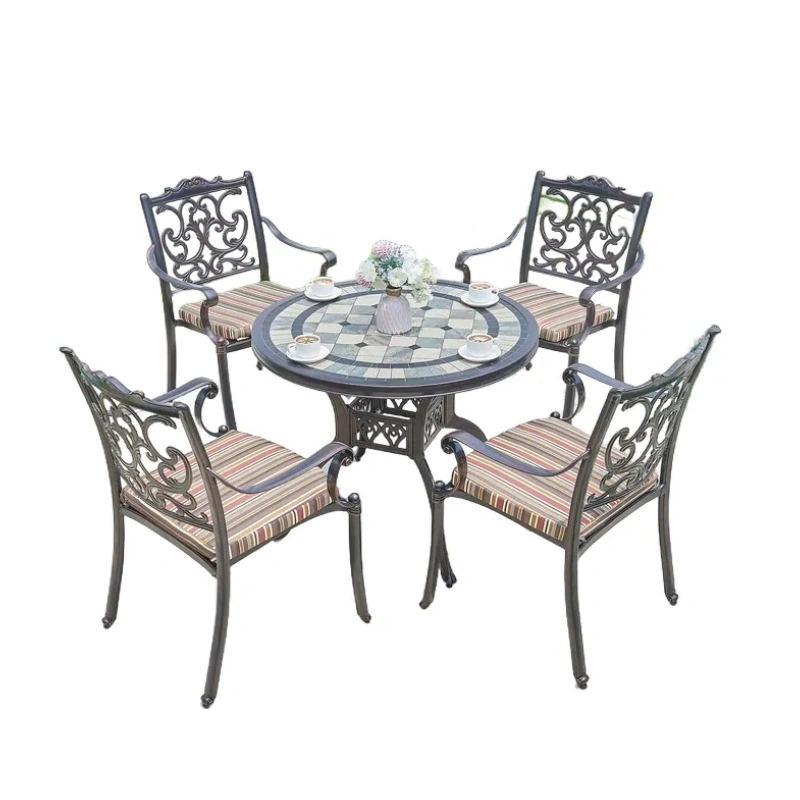 Big Double Customized Darwin Foshan Round Outdoor Lounge Bed Patio Furniture