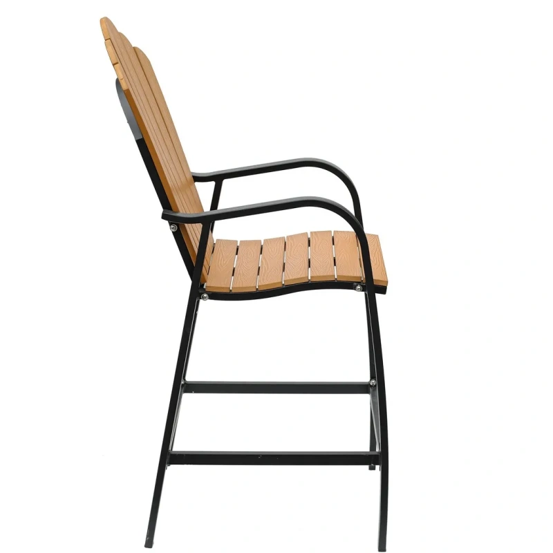 Garden Furniture Aluminum Rattan Chair All Weather Condition/Outdoor Patio Wicker Chair with Armtrest