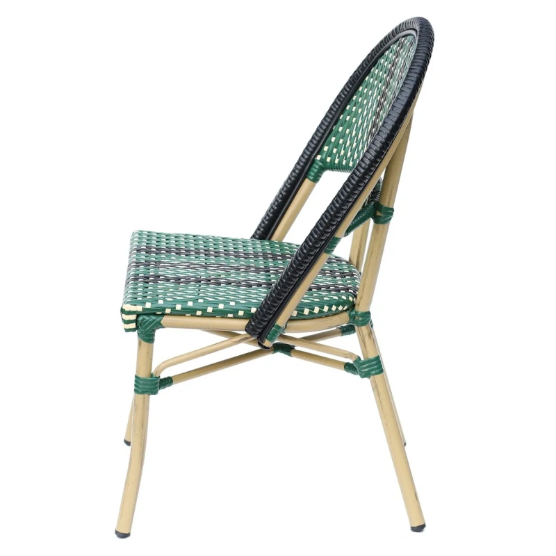 Rattan Outdoor Wicker Dining Table and Chairs Modern Garden Villa Patio Furniture