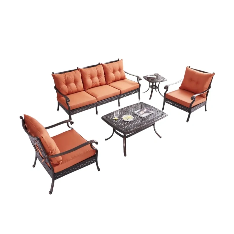 Hot Outside Dining Room Balcony Set Outdoor Foshan Rattan Table and Chair Furniture Garden Dining Set