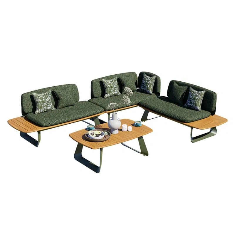 Unfolded Customized OEM by Sea Foshan Garden Furniture Outdoor Sofa