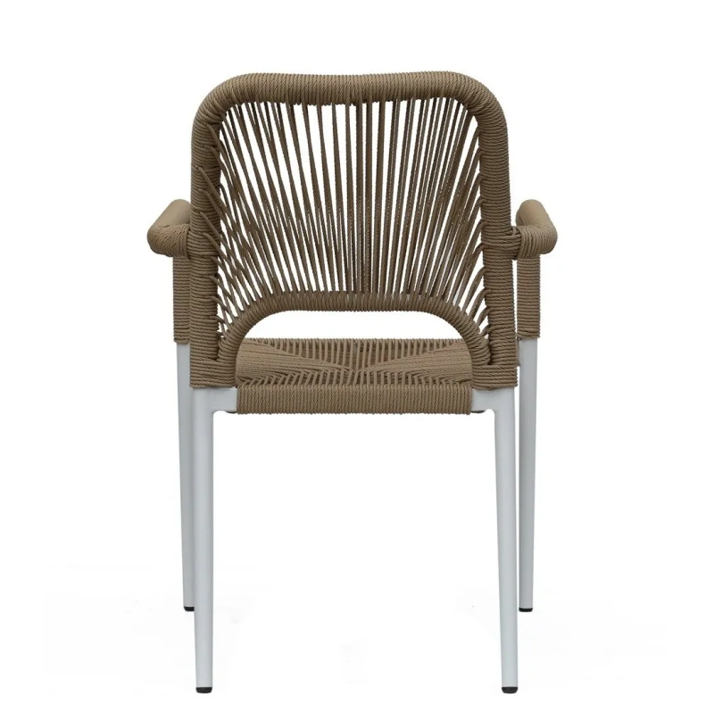 Cheap Price European OEM Customized Foshan Metal Chairs Aluminium Outdoor Dining Set Furniture
