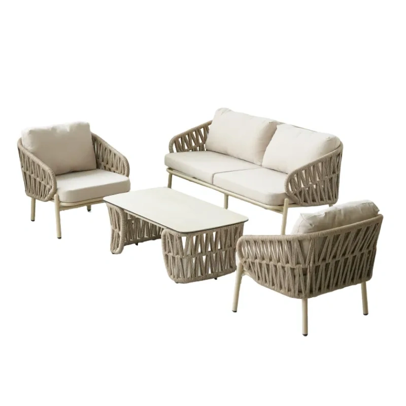 Hot Sale Aluminum Outdoor Garden Dining Chair and Table Furniture Set
