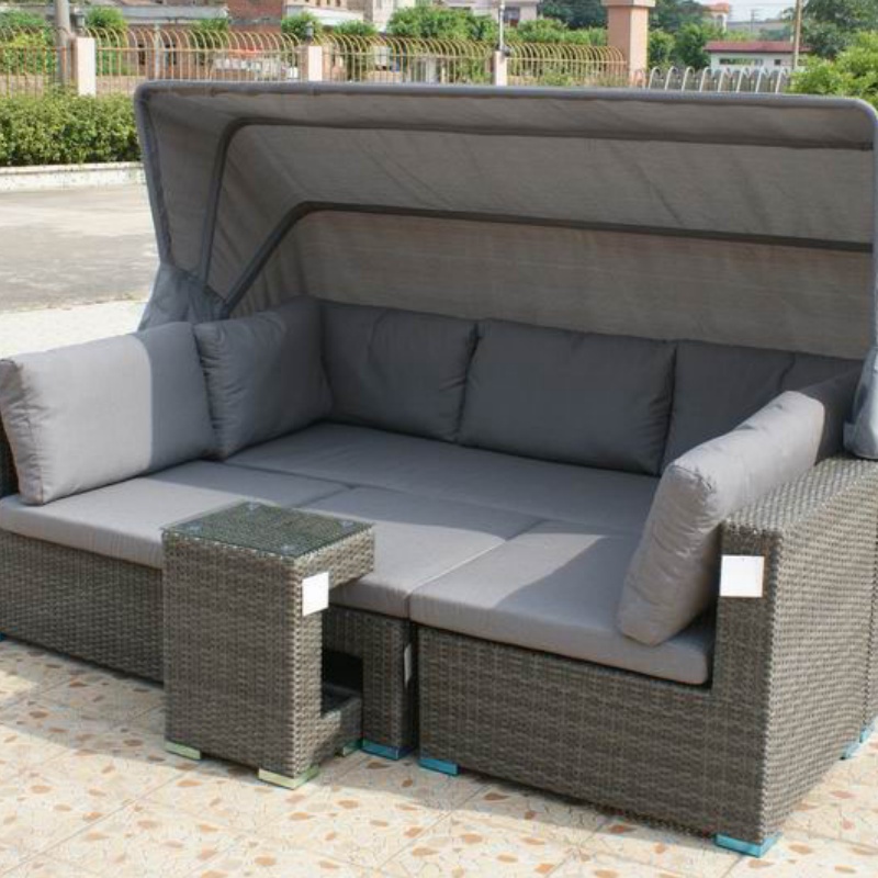 Pool Patio Lounge Wooden Garden Furniture Villa Hotel Resort Project High End Outdoor Sofa