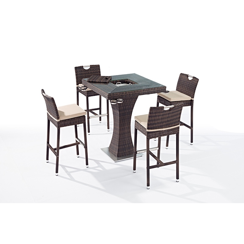 Modern Wholesale Outdoor Rattan Garden Sofa Outdoor Furniture Sofa with Coffee Table and Chair
