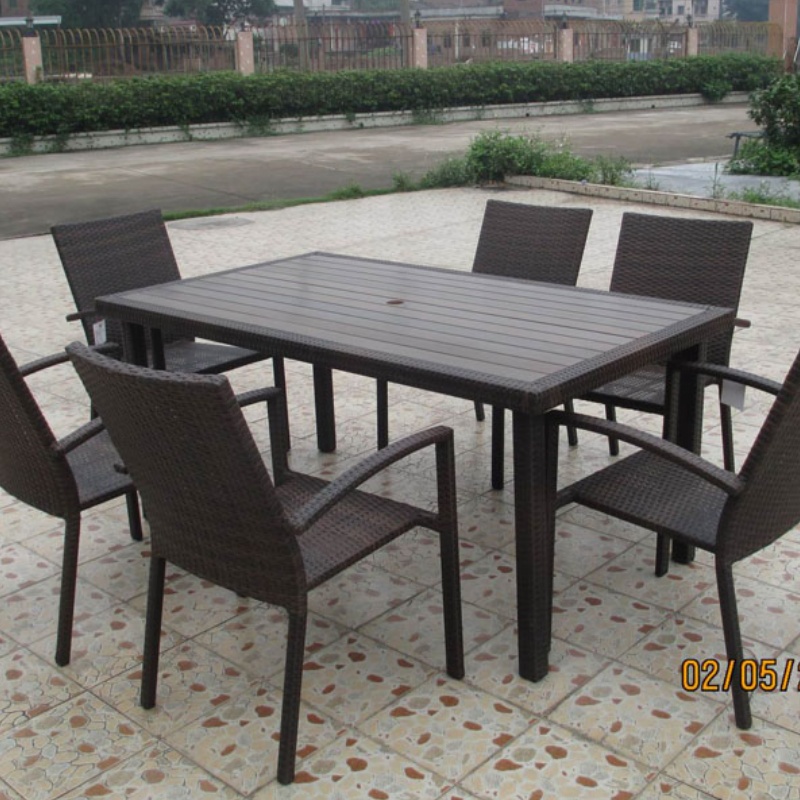 High Quality Aluminum L Shape Outdoor Sofa Set with Coffee Table Patio Furniture