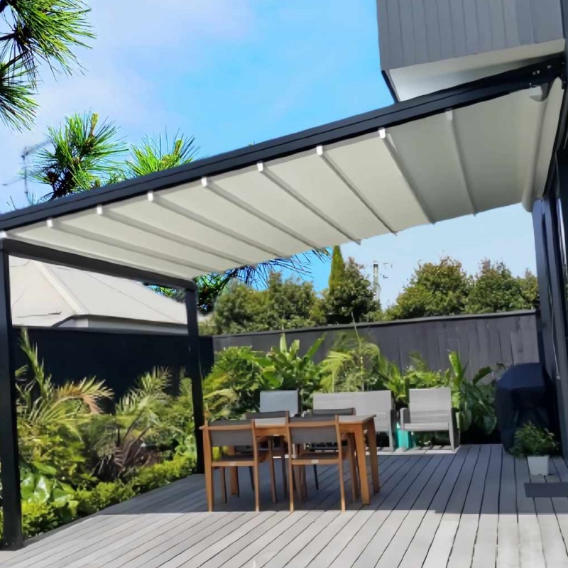 Customized Modern Furniture/Hotel/Bar/Living Room/Canopy Sun Shade Pavilion Awning Restaurant Gazebo Outdoor Garden Party Tent Aluminium Pergola