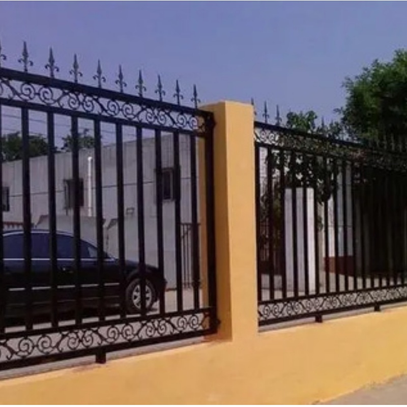Modern Design Railing Garden Exterior Balcony Handrail Durable Metal Aluminum Deck Railings