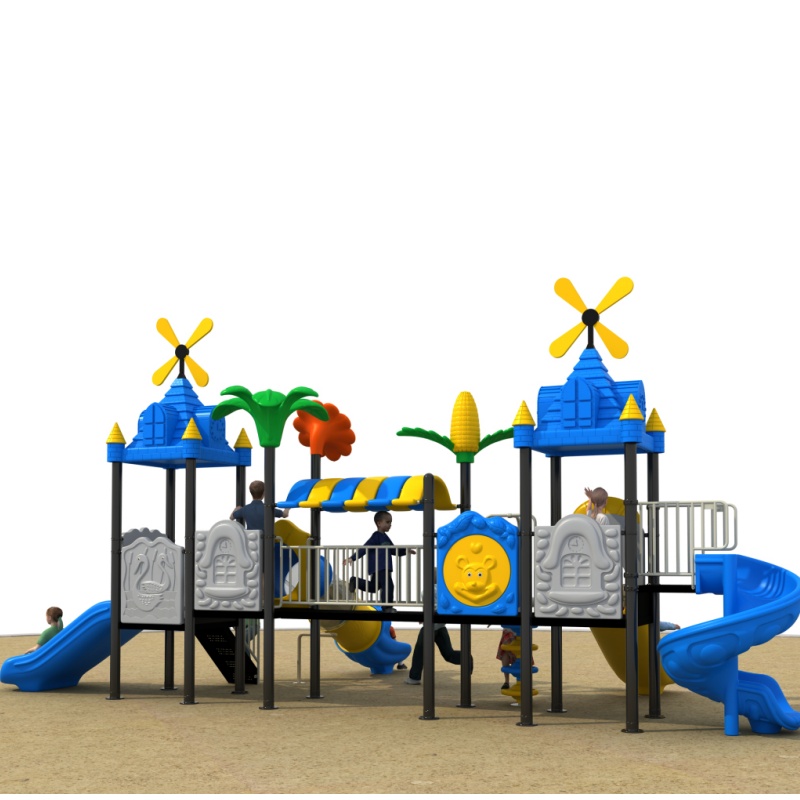 Antiskid Design Child Plastic Slide for Outdoor Playground Activities