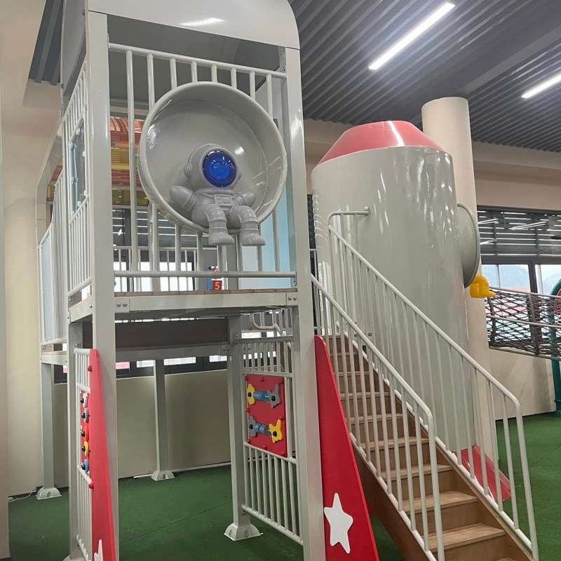 Large Scale Amusement Park Outdoor Playground Equipment Kids Slide Style Customizable Playground Set for International Export