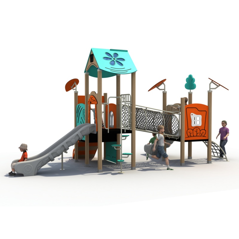 Castle Series Star Top Slide for Outdoor Playgrounds
