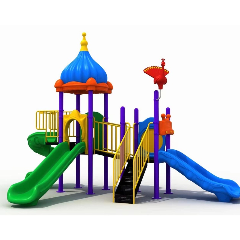 High-Performance Outdoor Playground Equipment with Kids Slide and Swing Set for Amusement Park Commercial Use TUV Certified Quality Manufacturer